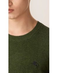 olive green cashmere jumper