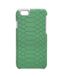 Gigi New York | Green Python-embossed Leather Iphone 6 Case | Lyst