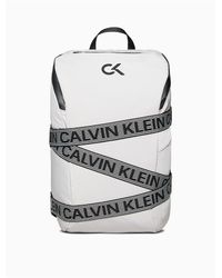 calvin klein strap backpack