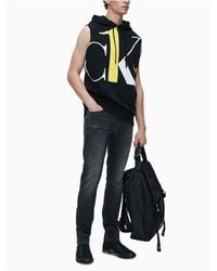 calvin klein sleeveless hoodie