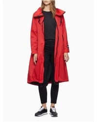 calvin klein raincoat