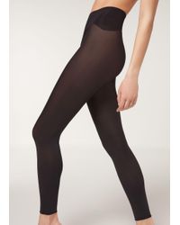 Leggings totally invisible 50 denari di Calzedonia in Nero | Lyst