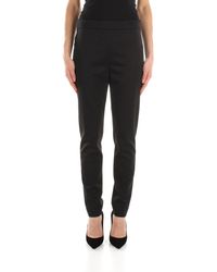 Moschino Wool Casual Trousers Women Black - Lyst