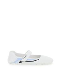 prada white flats