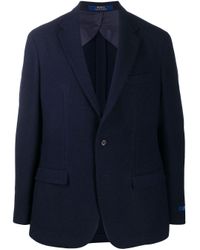 polo blue blazer