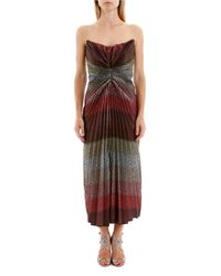 Marco De Vincenzo Multicolor Bustier Dress