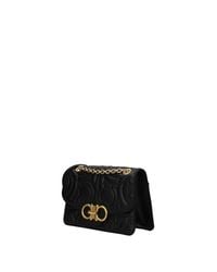 Ferragamo Crossbody Bag Quilting Women Black