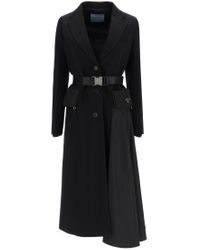 prada wool coat womens