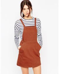 rust pinafore