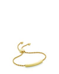 Monica Vinader | Metallic Linear Chain Bracelet | Lyst