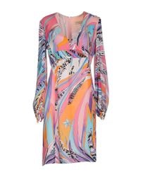 Emilio Pucci Purple Short Dress