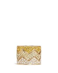 Eddie Borgo | Metallic Pavé Bear Trap Ring Set | Lyst