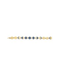 Pamela Love | Blue 'moon Phase' Sapphire Pavé 18k Gold Bracelet | Lyst