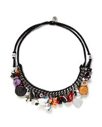Venessa Arizaga | Black 'baby Got Snack' Necklace | Lyst
