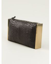 Lanvin 'Private' Clutch in Black - Lyst