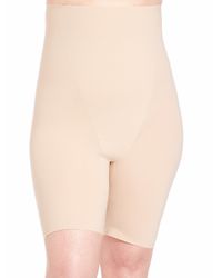 Spanx | Natural Trust Your Thinstincts High-waist Mid-thigh Plus-size Shorts | Lyst
