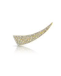 Anne Sisteron - Metallic 14kt Yellow Gold Diamond Horn Ear Cuff - Lyst