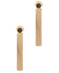 Lizzie Fortunato | Metallic Maxime Fringe Chain Earrings | Lyst
