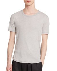 Helmut Lang | Gray Thermal Tee for Men | Lyst