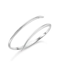 Alexis Bittar Fine | Metallic Sterling Silver Bypass Bracelet | Lyst