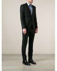 Emporio Armani David Line Suit in Black for Men | Lyst