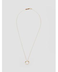 Titlee | Metallic Cooper Necklace Gold | Lyst