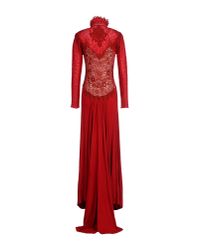 Victorio & Lucchino Red Long Dress
