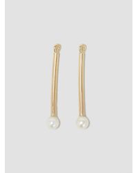 Grace Lee - Metallic Pearl Arc Earring Backs Gold - Lyst