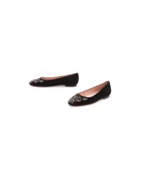 jeweled kittycat weitzman stuart flats lyst