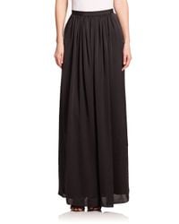Needle & Thread | Black Pandora Pleated Maxi Skirt | Lyst
