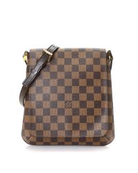 Louis Vuitton Canvas Damier Ebene Musette Salsa Long Strap Crossbody Bag - Vintage in Brown - Lyst