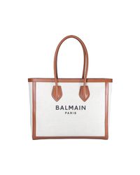 balmain embossed tote