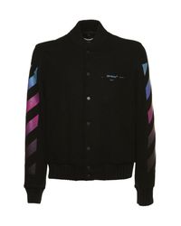 off white gradient varsity