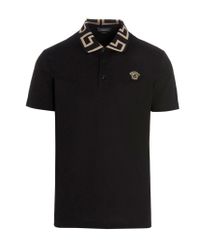 mens versace long sleeve polo