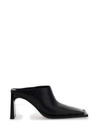 balenciaga square toe heels