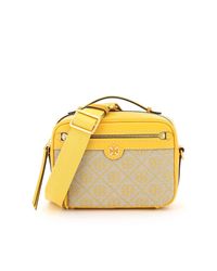 t monogram jacquard camera bag