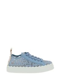 chloe lauren sneaker blue