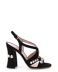 Miu Miu Sandal heels for Women - Up to 70% off at Lyst.com