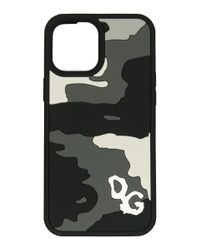 Dolce Gabbana Iphone 12 Pro Max Cover In Black For Men Lyst