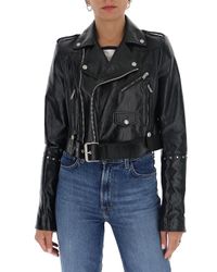 givenchy leather jacket womens