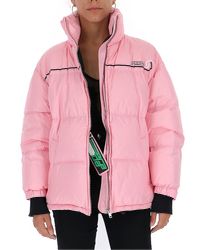 prada pink puffer jacket