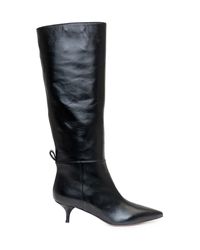 boots with kitten heel