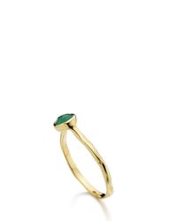 Monica Vinader | Metallic Siren Small Stacking Ring | Lyst