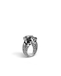 John Hardy | Metallic Legends Macan Double Head Ring | Lyst