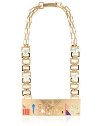 Maria Francesca Pepe | Metallic City Skyline Necklace | Lyst