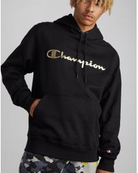 champion hoodie gold