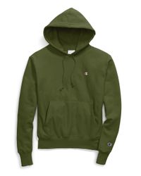olive champion hoodie