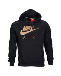 black and gold nike hoodie mens