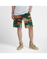 nike alumni camo shorts