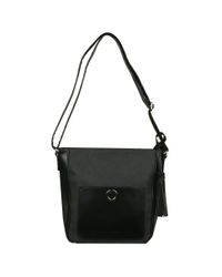David Jones Black Aspen Womens Messenger Handbag